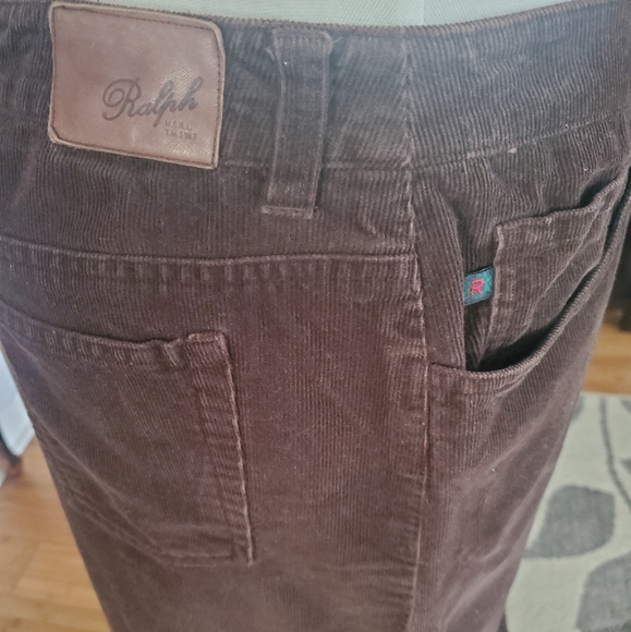 Long Brown Cord Skirt - Picture 2 of 6